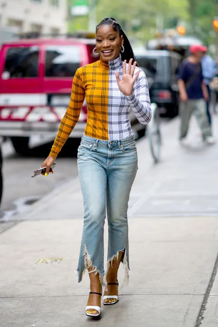 Keke Palmer is seen in Chelsea on July 23, 2019 in New York City. (Photo by Gotham/GC Images)