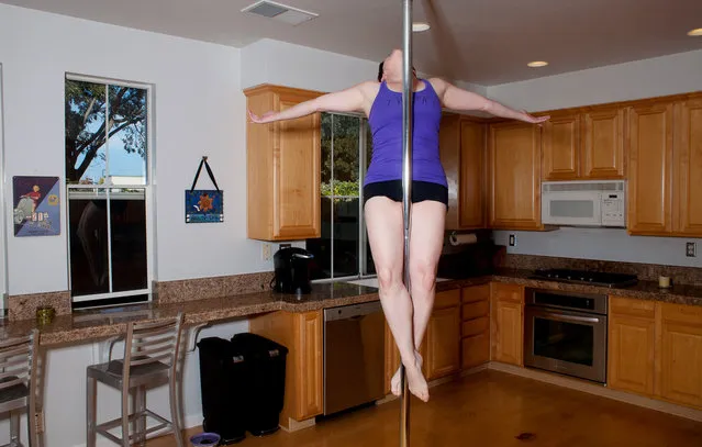 “Pole Dancing at Home” by Photographer Tom Sanders
