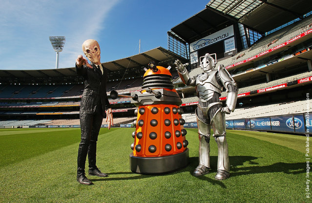 A Dalek, a Cyberman and a Silence invade the Melbourne Cricket Ground