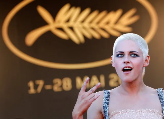 Kristen Stewart attends the “120 Battements Par Minutes (120 Beats Per Minute)” screening during the 70th annual Cannes Film Festival at Palais des Festivals on May 20, 2017 in Cannes, France. (Photo by Eric Gaillard/Reuters)