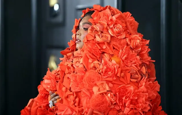 American rapper Lizzo attends the Premiere ceremony of the 65th Annual Grammy Awards in Los Angeles, California, U.S., February 5, 2023. (Photo by David Swanson/Reuters)