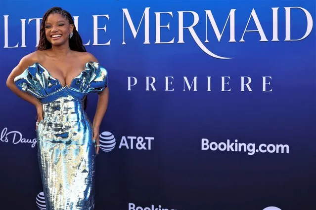 Cast member Halle Bailey attends the premiere of the film “The Little Mermaid” in Los Angeles, California, U.S., May 8, 2023. (Photo by Mario Anzuoni/Reuters)