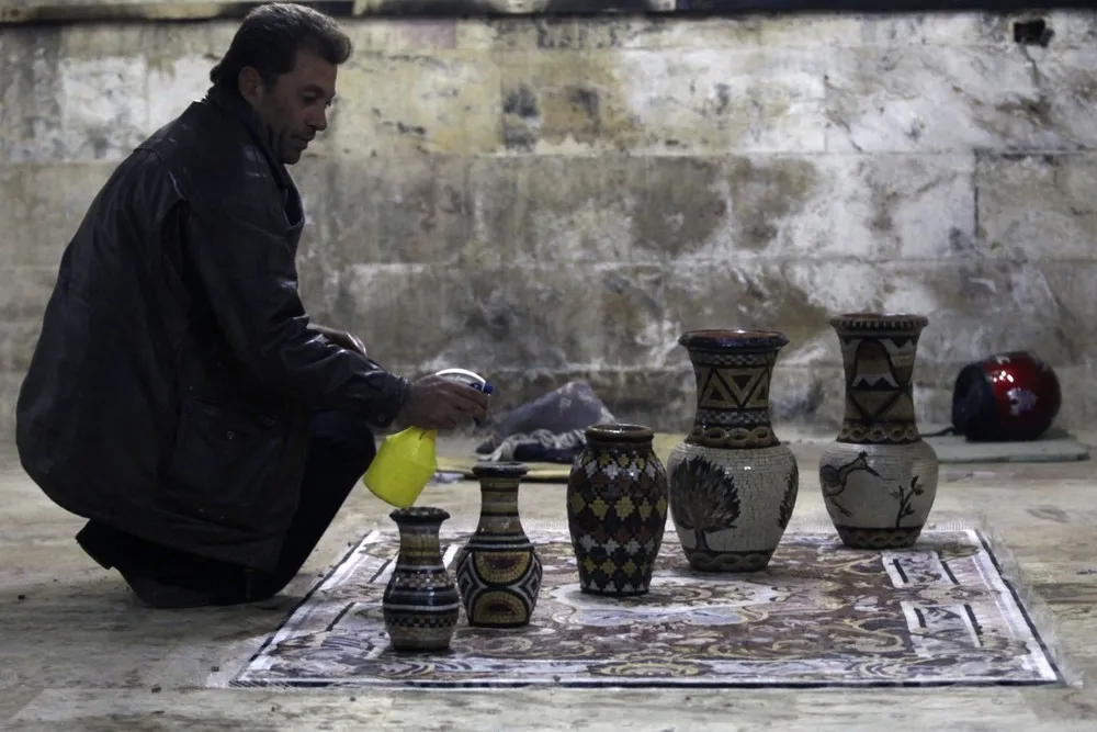 A Mosaic Workshop in Syria