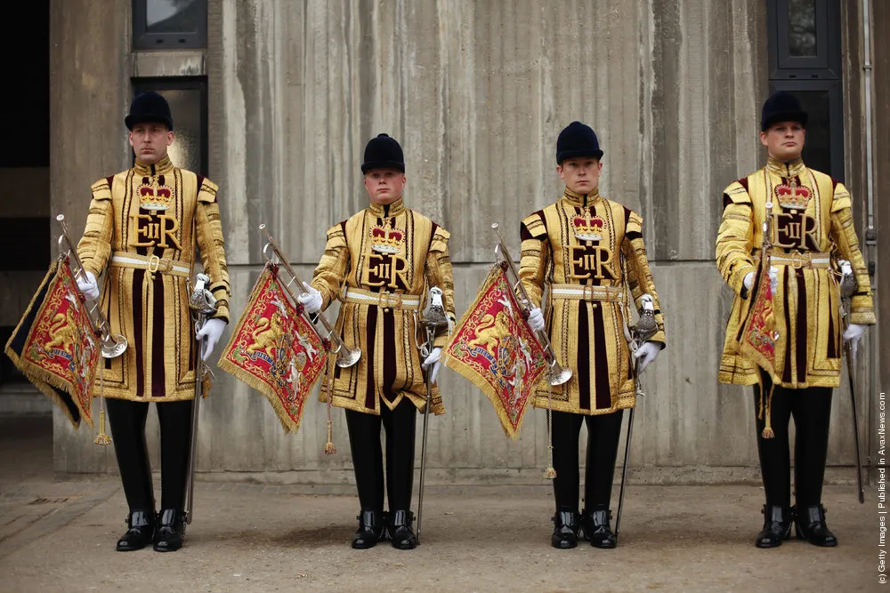 The Household Cavalry Prepare For The Royal Wedding