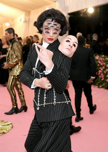 Ezra Miller attends The 2019 Met Gala Celebrating Camp: Notes on Fashion at Metropolitan Museum of Art on May 06, 2019 in New York City. (Photo by Neilson Barnard/Getty Images)