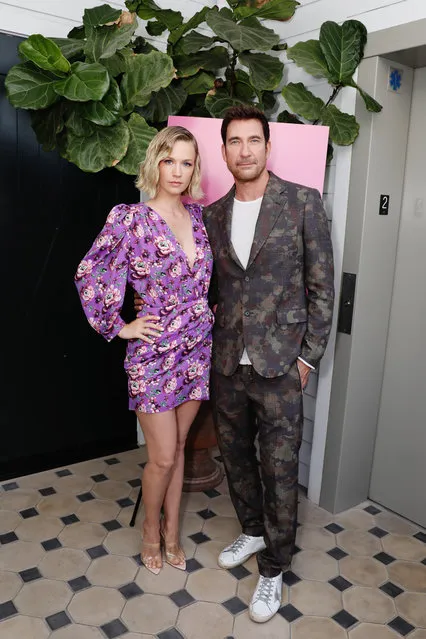 January Jones (L) and  Dylan McDermott attends Netflix's “The Politician” – LA Tastemaker at San Vicente Bungalows on July 23, 2019 in West Hollywood, California. (Photo by Anna Webber/Getty Images for Netflix)