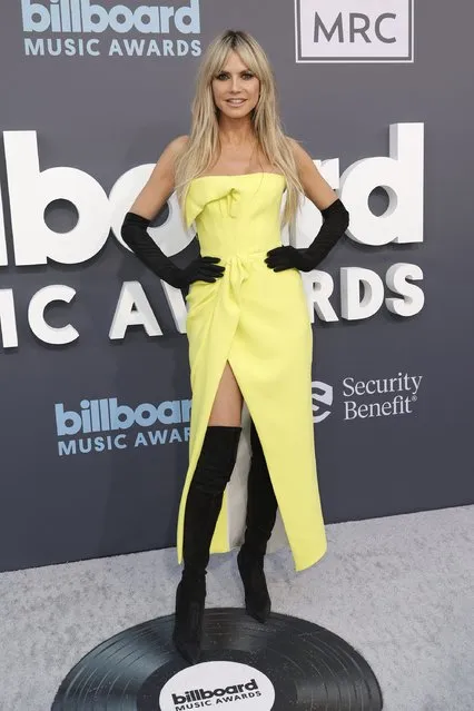 German and American model and television host Heidi Klum attends the 2022 Billboard Music Awards at MGM Grand Garden Arena on May 15, 2022 in Las Vegas, Nevada. (Photo by Frazer Harrison/Getty Images)