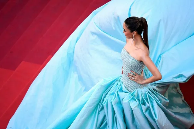 Filipino actress Heart Evangelista arrives for the screening of the film “Mother And Son (Un Petit Frere)” during the 75th edition of the Cannes Film Festival in Cannes, southern France, on May 27, 2022. (Photo by Piroschka Van De Wouw/Reuters)