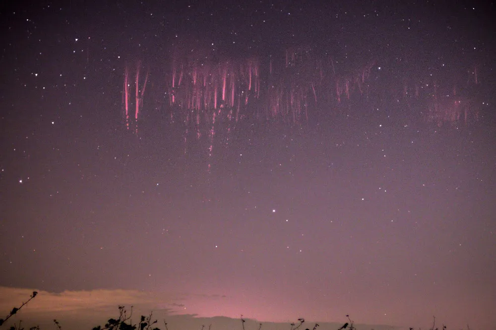 Red Sprite Lightning – Explosions in the Sky