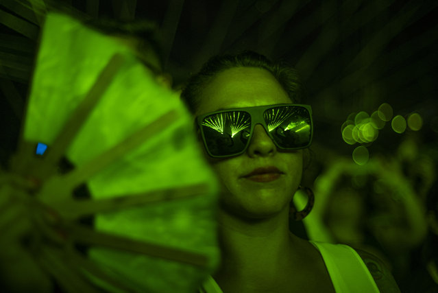 The English duo The Chemical Brothers performed on February 22, 2025 a DJ set format presentation at La Estación (Comuna San Roque, Cordoba), Ed Simons and Tom Rowlands return to Argentina after almost ten years. (Photo by ZUMA Press/The Mega Agency)