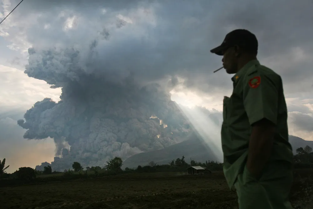 Volcano Eruption in Indonesia