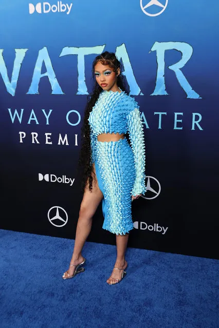Jordyn Woods' sister Jodie Woods attends 20th Century Studio's “Avatar 2: The Way of Water” U.S. Premiere at Dolby Theatre on December 12, 2022 in Hollywood, California. (Photo by Matt Winkelmeyer/GA/The Hollywood Reporter via Getty Images)