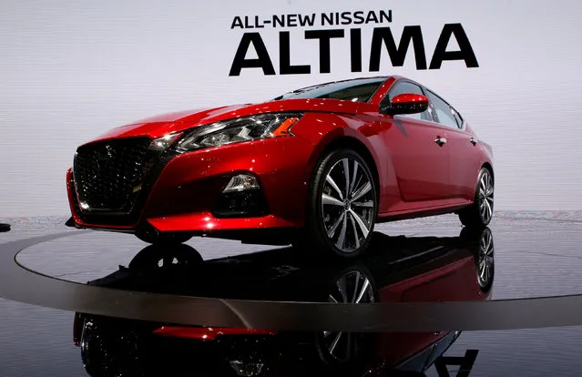 The 2019 Nissan Altima is displayed at the New York Auto Show in the Manhattan borough of New York City, New York, U.S., March 28, 2018. (Photo by Brendan McDermid/Reuters)