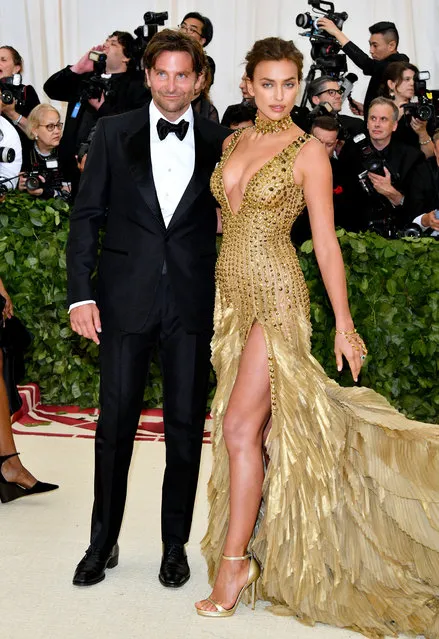 Bradley Cooper and Irina Shayk attend the Heavenly Bodies: Fashion & The Catholic Imagination Costume Institute Gala at The Metropolitan Museum of Art on May 7, 2018 in New York City. (Photo by Dia Dipasupil/WireImage)