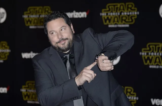 Actor Greg Grunberg arrives at the premiere of "Star Wars: The Force Awakens" in Hollywood, California December 14, 2015. (Photo by Kevork Djansezian/Reuters)