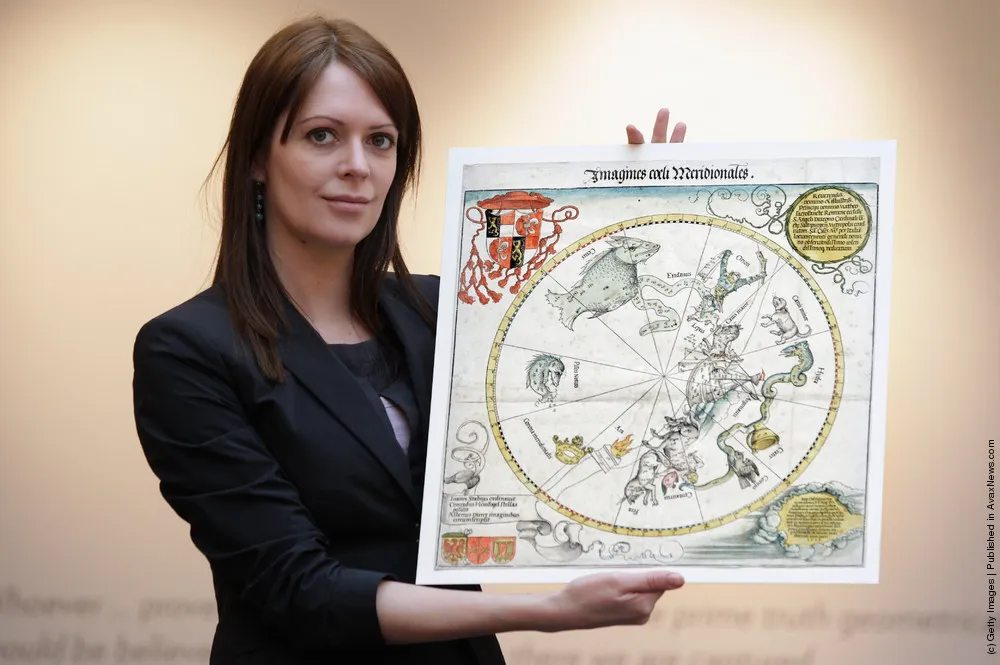 Map Of The Northern Sky By Albrecht Durer At Sotheby's Auction