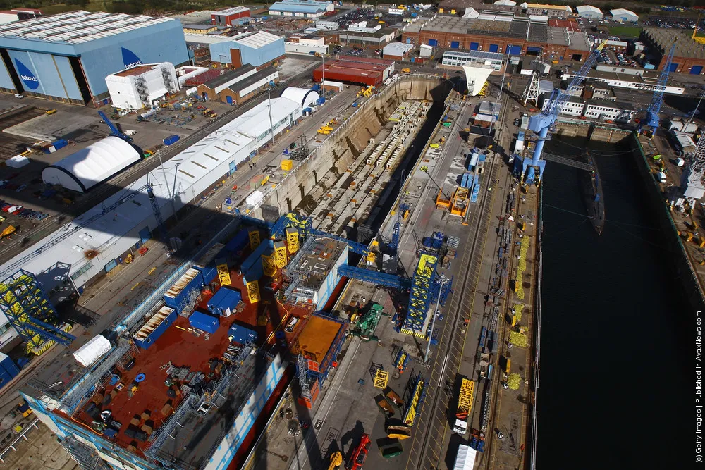 Construction Commences On Royal Navy Aircraft Carriers At Rosyth