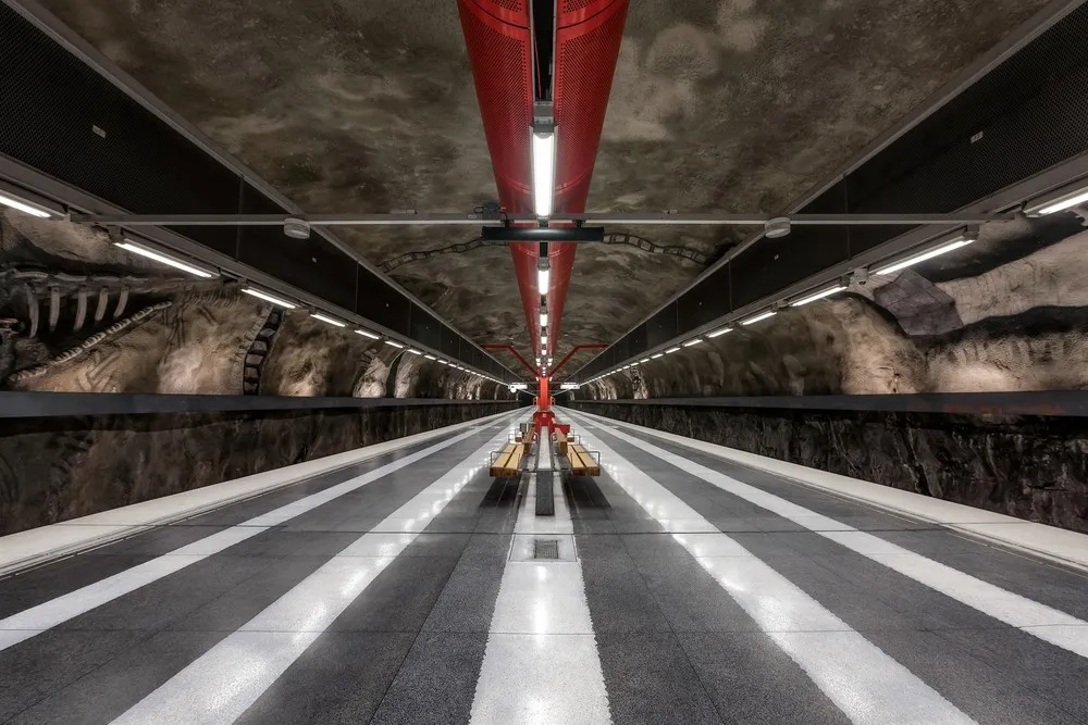 Stockholm's Colourful Metro Stations