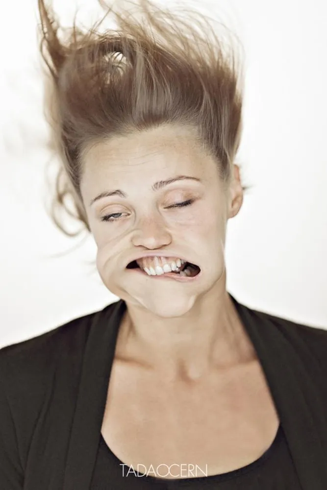 “Blow Face”: Gale-force Wind Portraits by Tadao Cern