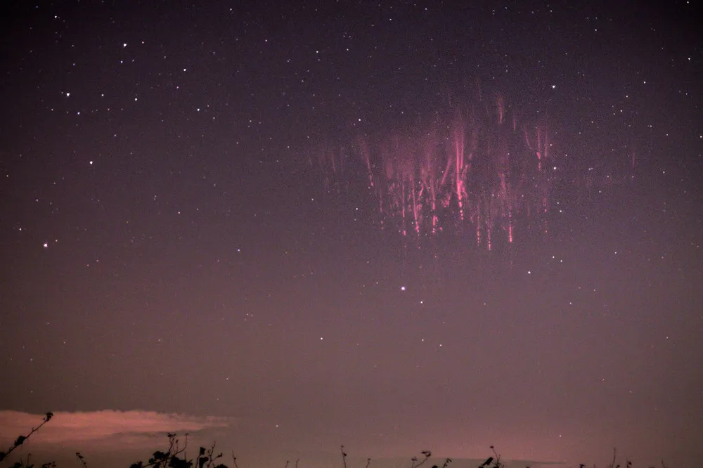 Red Sprite Lightning – Explosions in the Sky