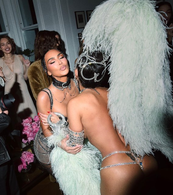 Kim Kardashians birthday party hosted by fashion photographer Mert Alas in his London home on October 22, 2025. (Photo by Mert Alas/Instagram)
