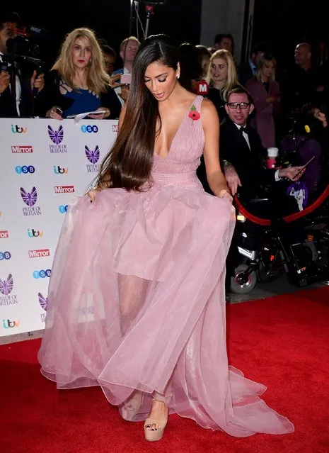 Nicole Scherzinger attends the Pride Of Britain Awards at The Grosvenor House Hotel on October 31, 2016 in London, England. (Photo by PA Wire)