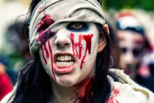 World Zombie Day 2013: London zombie walk. (Photo by Steve Wassell)