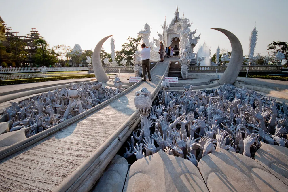 Wat Rong Khun Temple in Chiang Rai Thailand