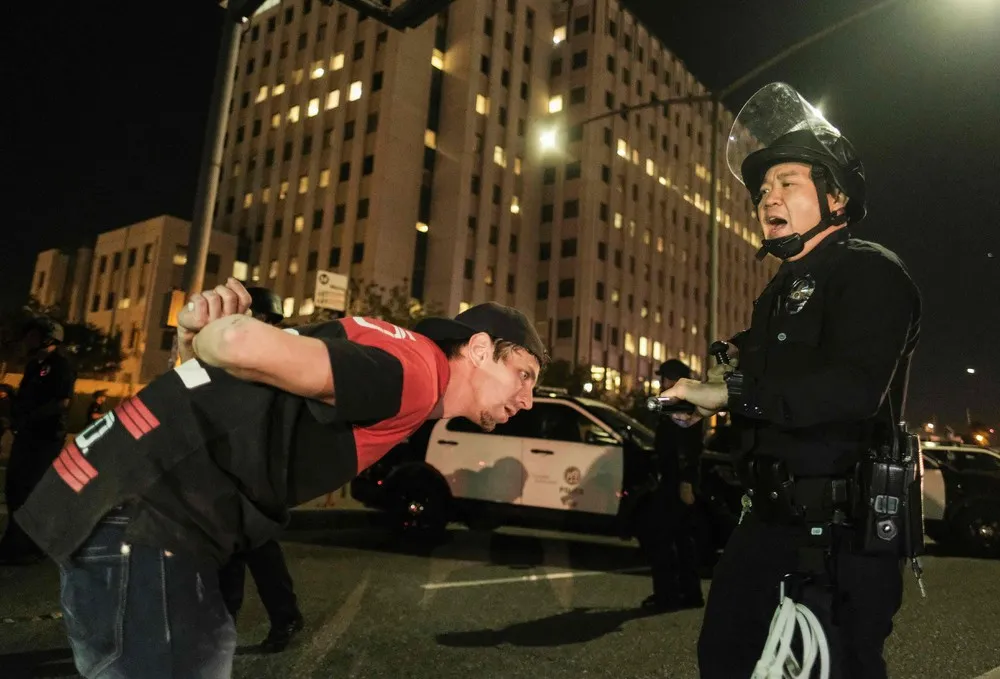 Americans March against Trump Election