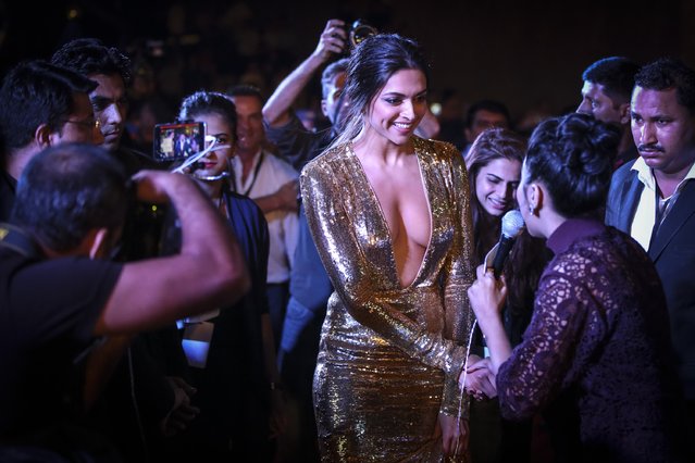 Deepika Padukone attends the red carpet and VIP fan screening of the Paramount Pictures “xXx: The Return Of Xander Cage” on January 12, 2017 at IMAX, PVR, Phoenix Lower Parel in Mumbai, India. (Photo by Ritam Banerjee/Getty Images for Paramount Pictures)