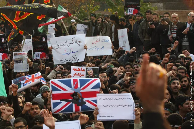 Iranian Demonstrators Break In To British Embassy In Tehran