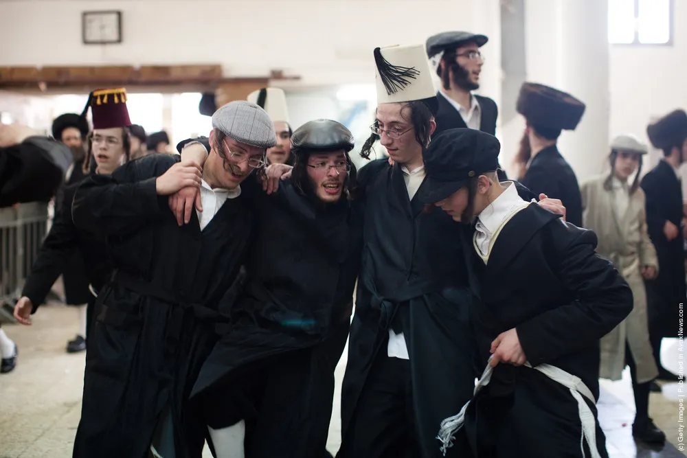 Ultra-Orthodox Jews Celebrate Purim