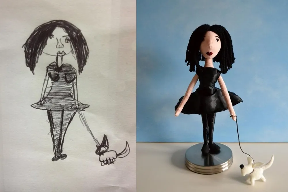 Artist Wendy Tsao Transforms Kids Drawings Into Plush Toys