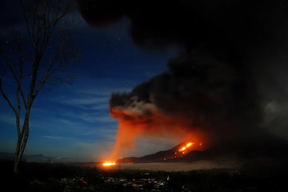 Volcano Eruption in Indonesia