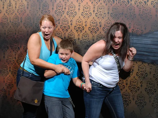Visitors To Nightmare Fears Factory Pictured Mid-Scream