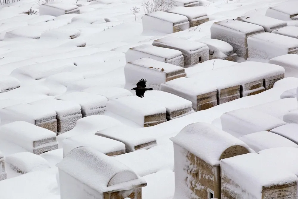 Snowstorm Hits Jerusalem and Israel’s Desert