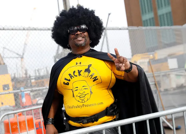 YouTube user Blackman attends the 2018 New York Comic Con in Manhattan, New York on October 4, 2018. (Photo by Shannon Stapleton/Reuters)