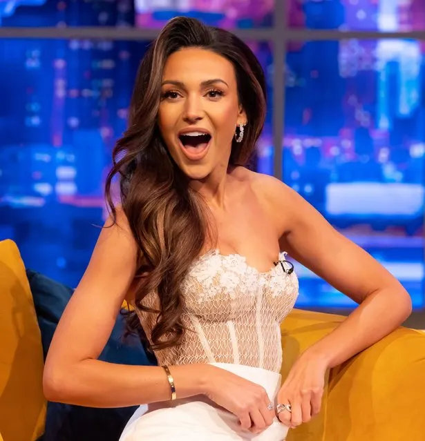 English actress Michelle Keegan at “The Jonathan Ross Show” TV show, Series 18, Episode 7 in London, United Kingdom on December 4, 2021. (Photo by Brian J. Ritchie/Hotsauce/Rex Features/Shutterstock)