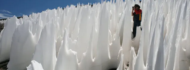 The Strange Snow Formations Called Penitentes