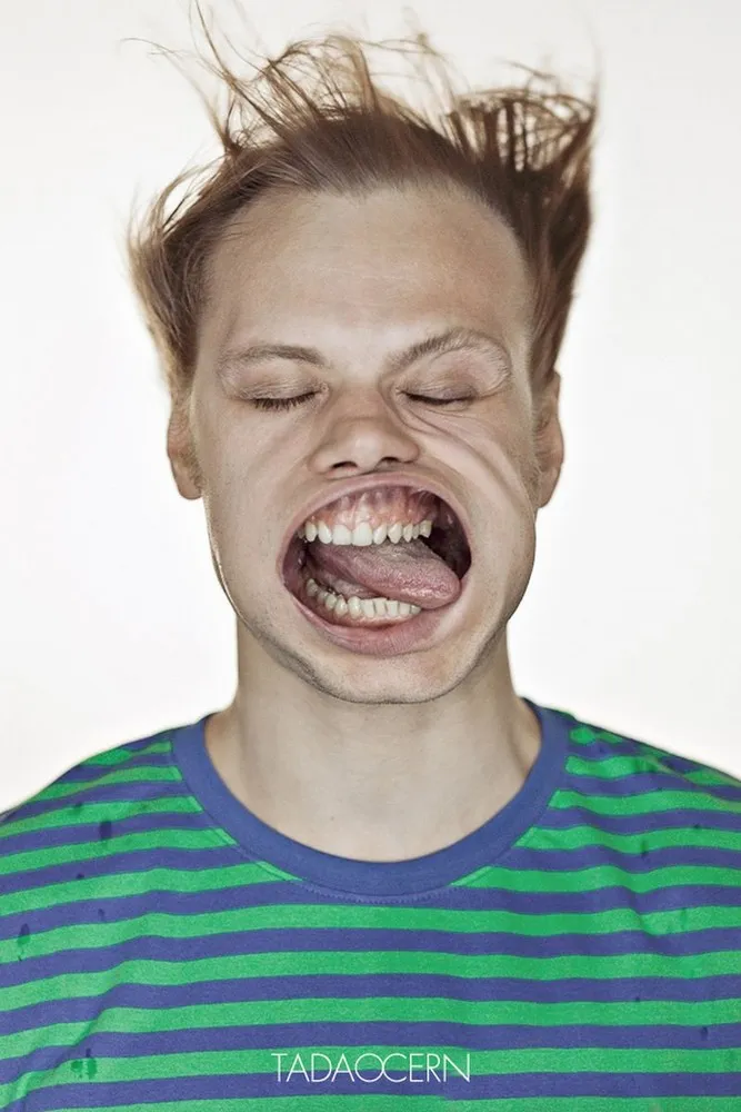 “Blow Face”: Gale-force Wind Portraits by Tadao Cern