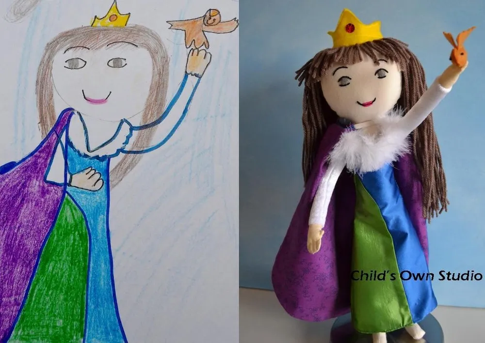 Artist Wendy Tsao Transforms Kids Drawings Into Plush Toys