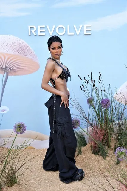 American singer Teyana Taylor attends REVOLVE Festival 2023, Thermal, CA – Day 1 on April 15, 2023 in Thermal, California. (Photo by Gonzalo Marroquin/Getty Images for REVOLVE)