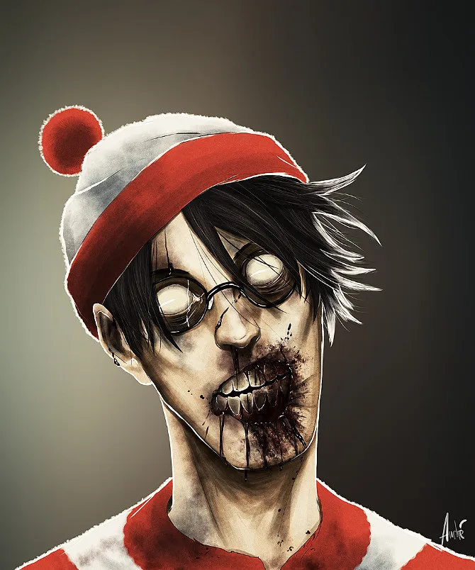 Zombie Portraits by Andre De Freitas