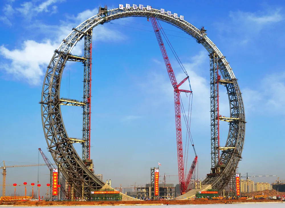 Ring of Life - The Amazing Metal Structure in Fushun China