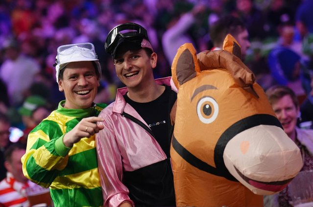 Fan in fancy dress in the crowd on day eight of the Paddy Power World Darts Championship at the Alexandra Palace, London on December 18, 2025. (Photo by John Walton/PA Images via Getty Images)
