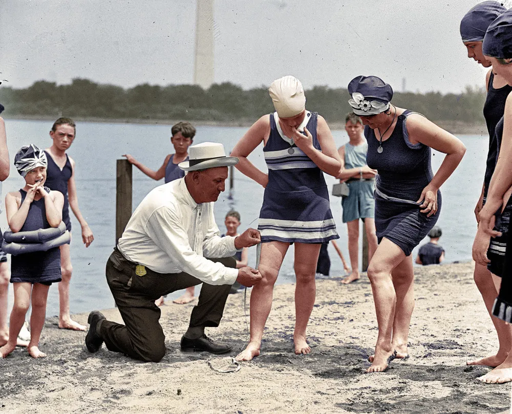 Several Historic Black and White Photos Colorized