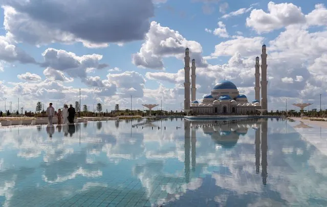 A view shows a new mosque, which is reportedly one of the largest in Central Asia, ahead of the 7th Congress of Leaders of World and Traditional Religions with the participation of Pope Francis in Nur-Sultan, Kazakhstan on September 13, 2022. (Photo by Pavel Mikheyev/Reuters)