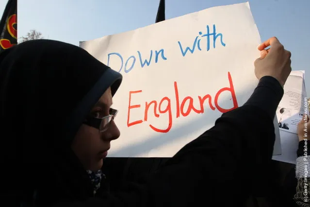 Iranian Demonstrators Break In To British Embassy In Tehran