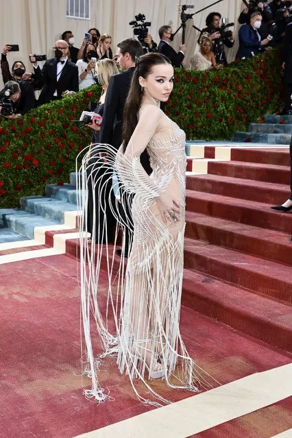 American actress Dove Cameron attends The 2022 Met Gala Celebrating “In America: An Anthology of Fashion” at The Metropolitan Museum of Art on May 02, 2022 in New York City. (Photo by Jamie McCarthy/Getty Images/AFP Photo)