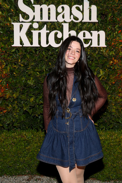 South African-American actress and singer Sasha Pieterse attends the Smash Kitchen LA Launch Event at Private Residence on April 04, 2025 in Los Angeles, California. (Photo by Phillip Faraone/Getty Images for Smash Kitchen)